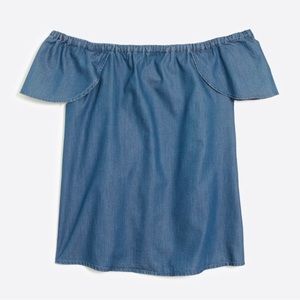 J. Crew denim blouse size XXS